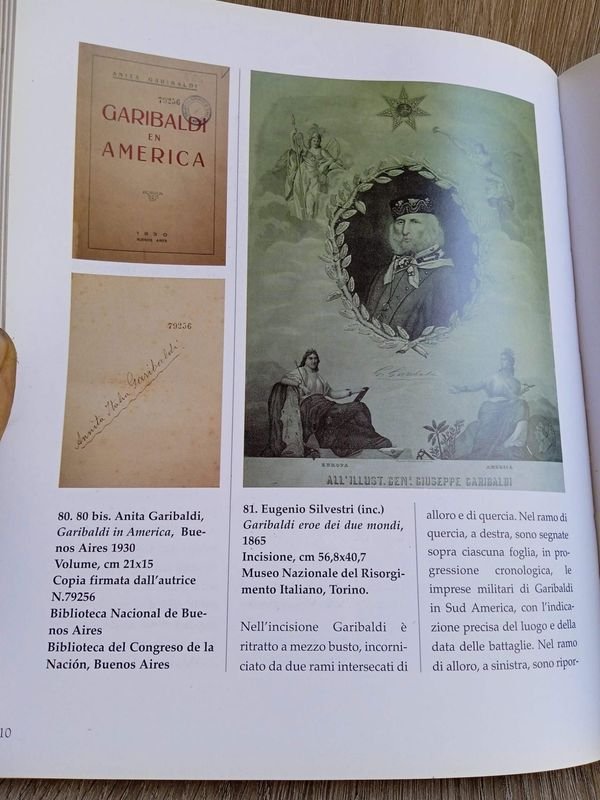 Libro en Italiano: Resugimiento entre dos Mundos, Amplía Información de GARIBALDI y Profusamente Ilustrado - imagen 5