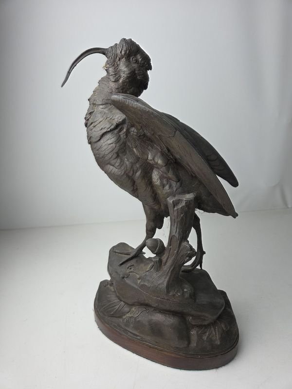 Escultura en Petit Bronce de Ave con Detalle en el Pico - imagen 5