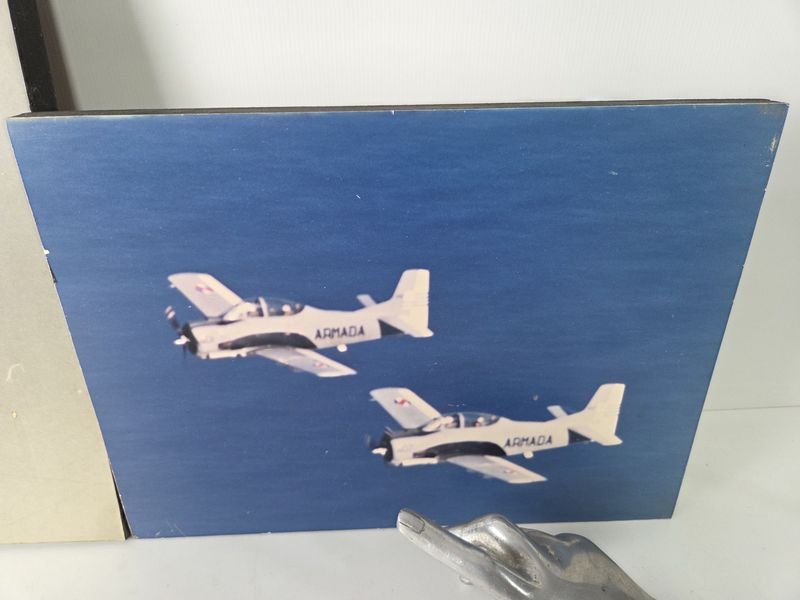 Par de bastidores con aviones de la armada - imagen 3