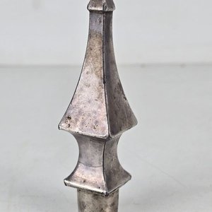 Apagavelas y Punta de Candelabro de Metal Plateado - imagen 2