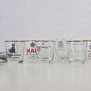Conjunto de 6 Vasos de Whisky con Logos Publicitarios - imagen 2