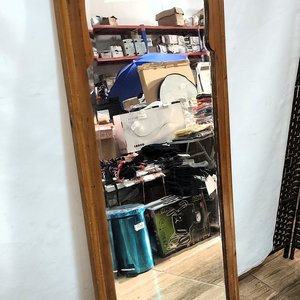 Espejo Biselado con Marco de Madera Estilo Árabe - imagen 2