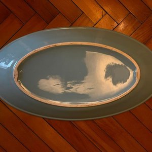 Fuente Ovalada Olmos Celeste Grande - imagen 2