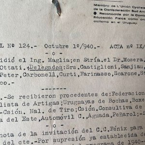 Documentos Históricos Ciclismo Uruguayo: Vuelta Ciclista 1939, Velódromo y Cartas - imagen 13