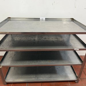 Estantería de Acero Inoxidable con 4 Niveles - 80x48x60cm - imagen 2