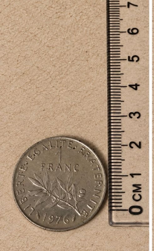 Moneda de 1 Franco de Francia, Año 1976