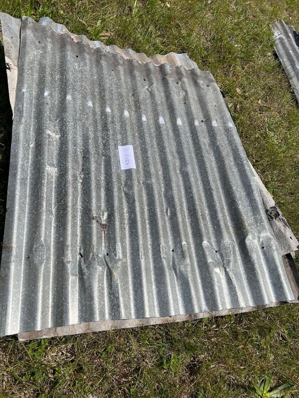 Lote de 5 Chapas Metálicas Onduladas