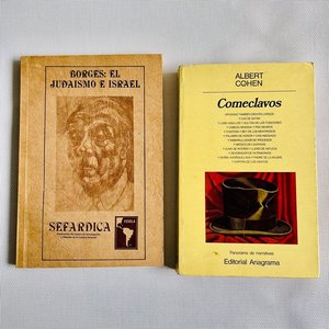 Libros: Borges, El Judaísmo e Israel y Comeclavos de Albert Cohen - imagen 2