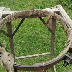 Aro de Embolsar Lana Estructura de Madera - imagen 5