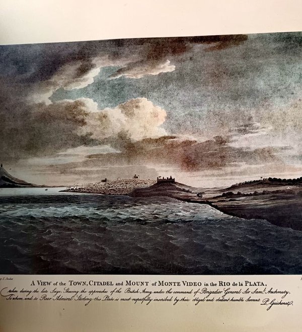 Lámina "Vista de Montevideo, Río de la Plata, durante el Sitio Británico" (c. 1807) - imagen 11