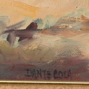 Óleo de Dante Cola: Paisaje Enmarcado - imagen 6