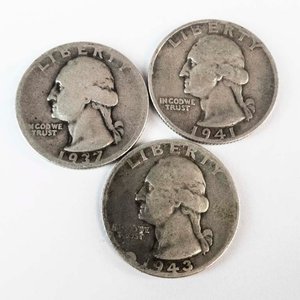 Lote anterior: 3 Monedas de 1/4 de Dólar de EE.UU. (1937, 1941, 1942)