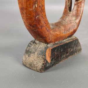 Lote de 3 Tallas de Madera con Figuras Humanas - imagen 6