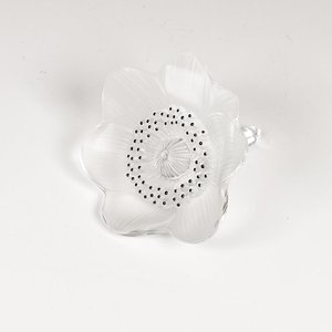 Lote anterior: Flor de Cristal Lalique Transparente con Detalles Negros