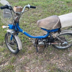 Ciclomotor Liming Azul con Canasto y Asiento Blanco - imagen 4