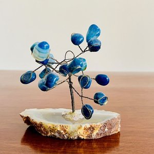 Lote de Árboles de Piedra, Agatas y Adornos Decorativos - imagen 3