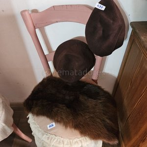 Lote anterior: Conjunto de Boina y Piel Marrón para Colección