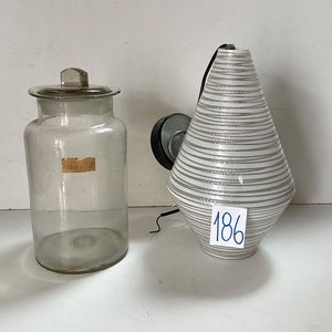 Lámpara de Techo Moderna y Frasco de Vidrio con Tapa - imagen 3