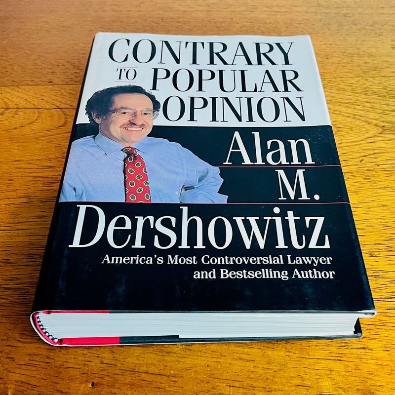 Libro "Contrary to Popular Opinion" de Alan M. Dershowitz