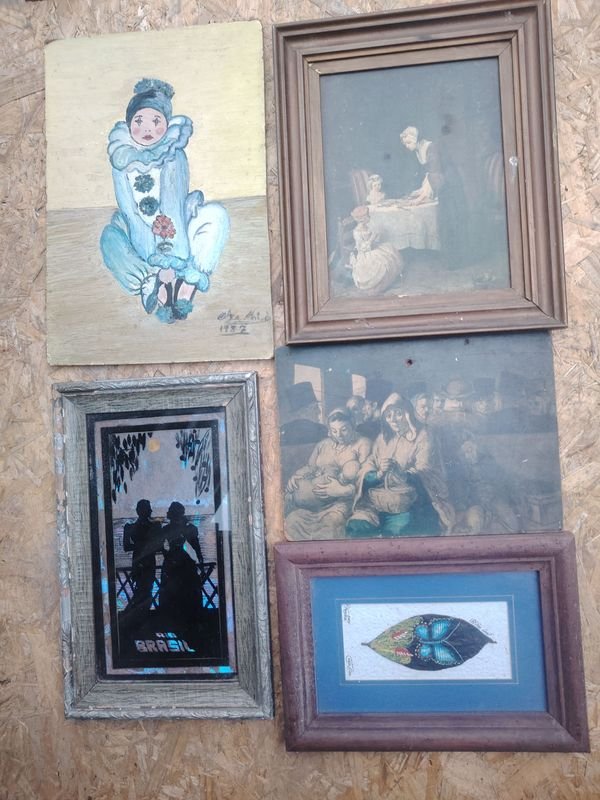 Lote de Cuadros: Óleo, Láminas y Arte Decorativo