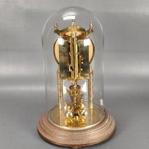 Reloj de Cúpula Kienzle con Péndulo y Llave - Sin Funcionar - imagen 9