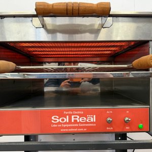 Parrilla Eléctrica Sol Real Sin Uso con Base - imagen 2
