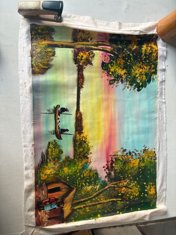 Lienzo africano tradicional