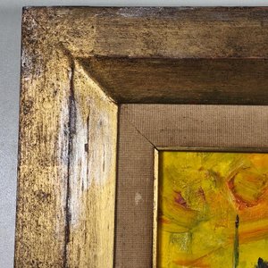 Óleo sobre lienzo "Atardecer en el Puerto" de Zoma Baitler - imagen 6