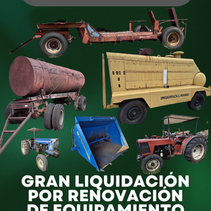 LIQUIDACIÓN DE EQUIPAMIENTO: 12 Tractores, 4 Mixer y más!