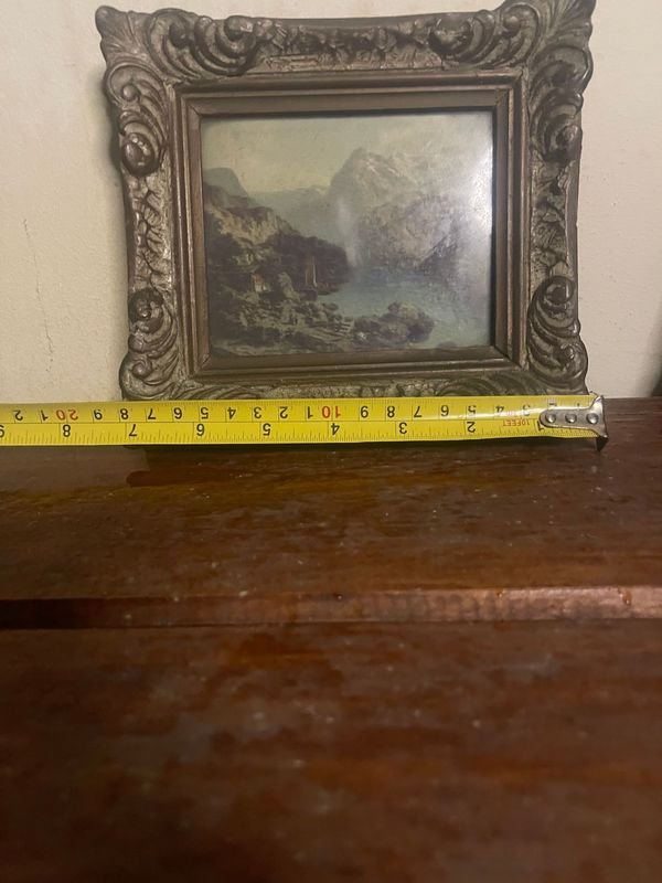 Dos pinturas antiguas enmarcadas - imagen 4
