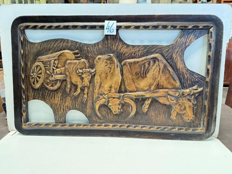 Lote siguiente: Cuadro de Carreta en Resina - Arte Escultura
