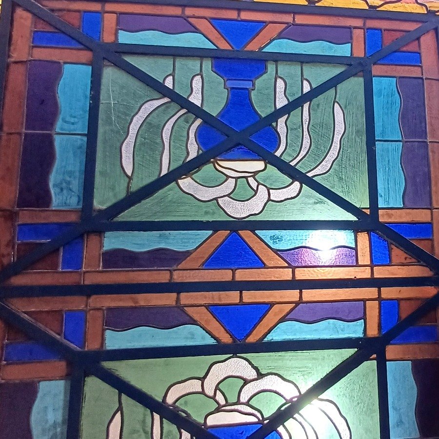 Vitraux de techo colorido para claraboya o tragaluz - imagen 6