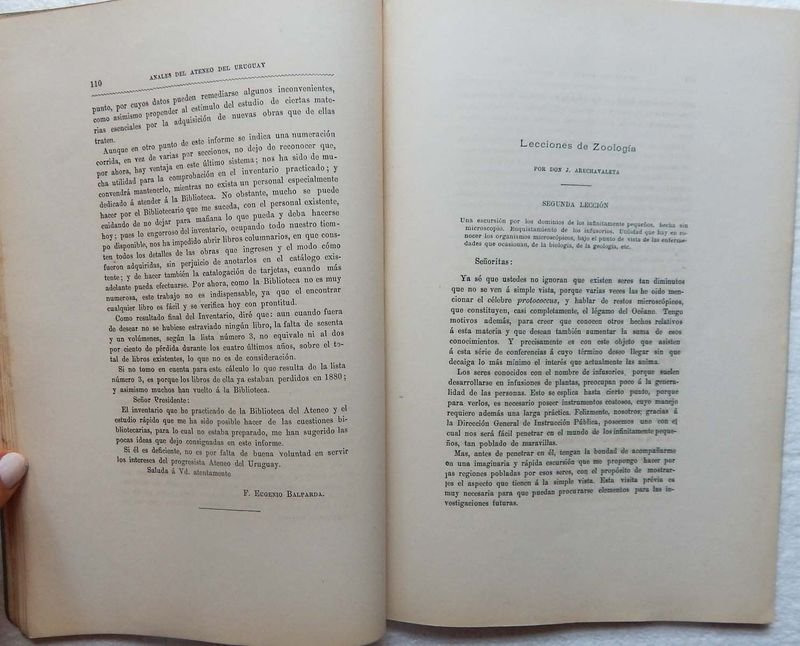 Revista Anales Del Ateneo Del Uruguay, una publicación mensual de 1884 - imagen 4
