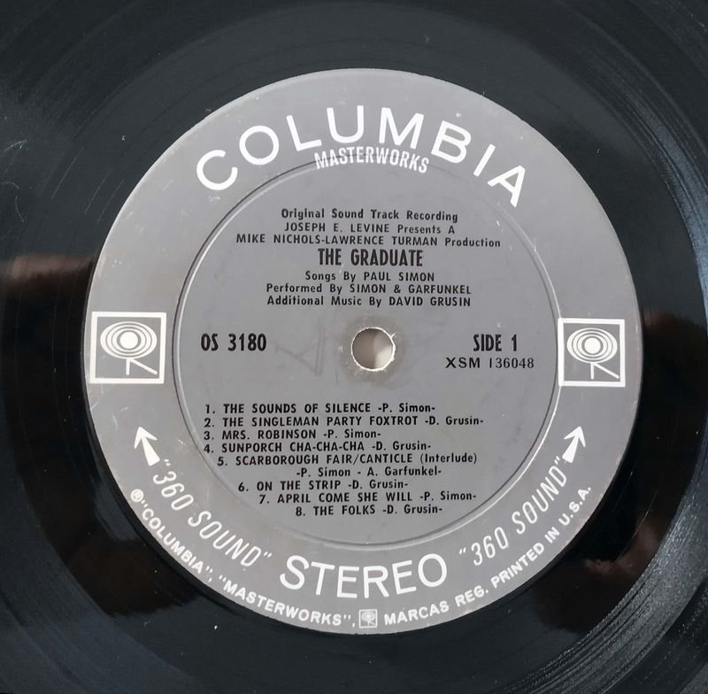 Vinilo de la Banda Sonora de la Película 'El Graduado' de Simon & Garfunkel - imagen 3