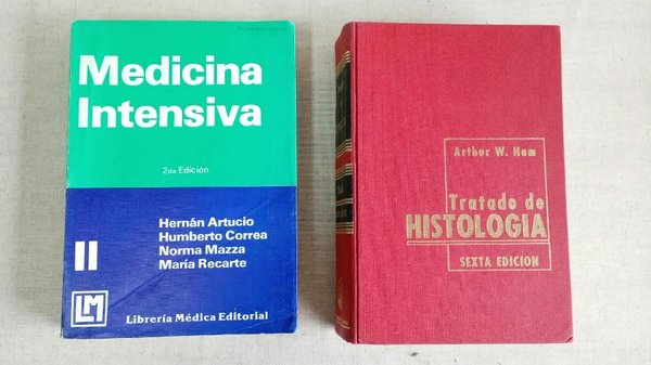 2 Libros: Medicina Intensiva 2da Edición y Tratado de Histología Sexta Edición