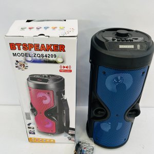 Parlante Portátil BTSPEAKER ZQS4209 Azul con Control Remoto - imagen 4