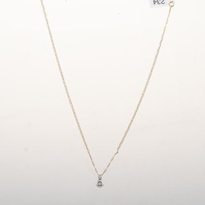 Cadena con Colgante de Oro y Circonia - imagen 2