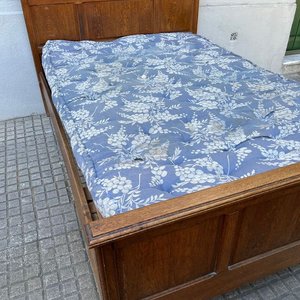 Cama de Roble Desarmable con Parrilla Elástica - imagen 7
