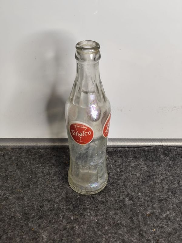 Botella Antigua Bilz Sinalco Vidrio Transparente