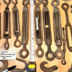Grandes Tensores, ganchos, cadenas etc, todo de gran tamaño - imagen 4