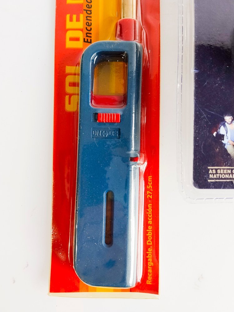 Encendedor de Cocina Recargable Azul