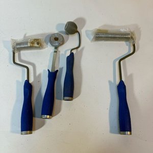 Juego de 4 Rodillos de Aluminio para Textura y Resina - imagen 1
