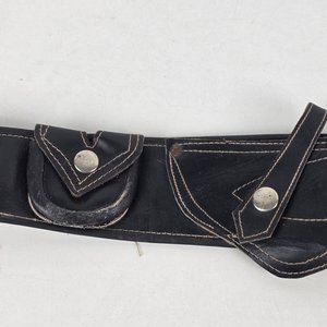 Cinto Gaucho de Cuero Negro con Hebilla Maesa - imagen 4