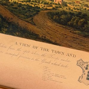 3 Láminas Coloniales Antiguas de Uruguay Enmarcadas - imagen 8