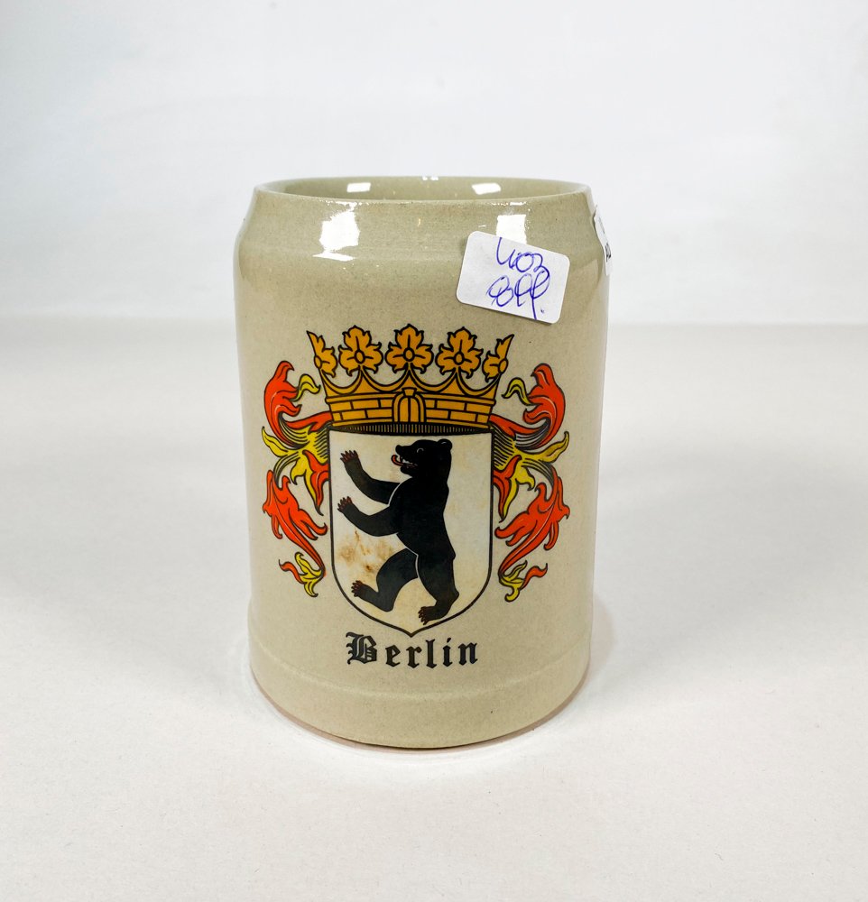 Jarra cerveza coleccionable con escudo de armas - imagen 1