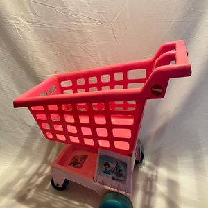 Carrito de Supermercado de Juguete Bebesit Rosa para Niños - imagen 3
