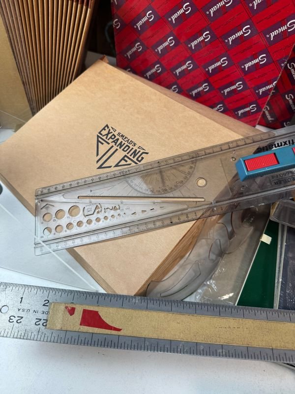 Gran lote de artículos de papelería vintage y nuevos - imagen 10