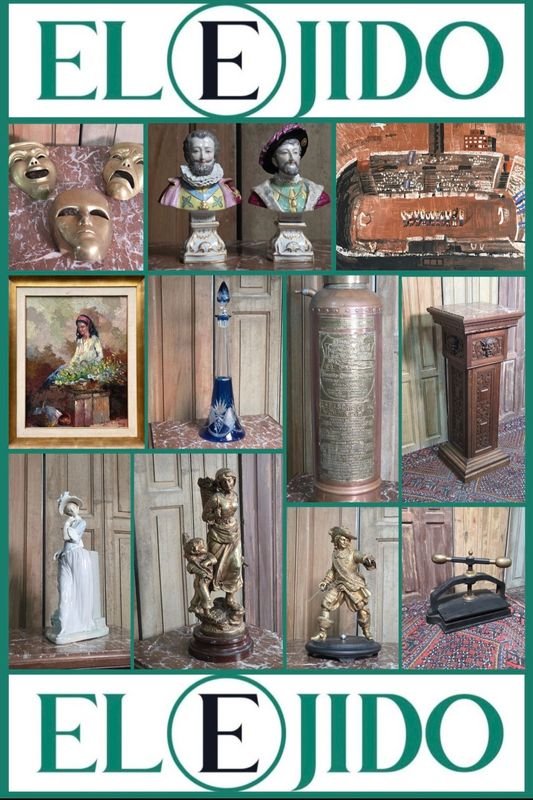 Lote de Antigüedades y Objetos de Decoración