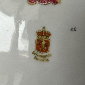 Figura Campesina Italiana y Fuente de Porcelana Bavaria - imagen 5