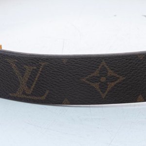 Cinturón Louis Vuitton de Cuero Marrón con Hebilla Dorada - imagen 3